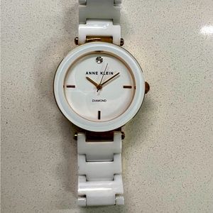 Anne Klein white ceramic women’s watch